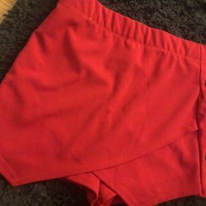 Red envelope skort